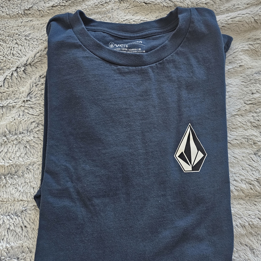 Volcom Men's Navy Long Sleeve Tee